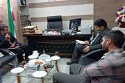 دیدار مدیر حراست شرکت توسعه گری پردیس کشور با رئیس شبکه دامپزشکی نهبندان